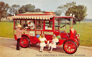 1914 Creator's Popcorn Wagon Unused 