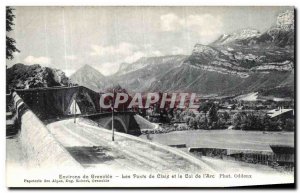 Old Postcard Environs de Grenoble The Bridges at Claix and the Col de L Arc