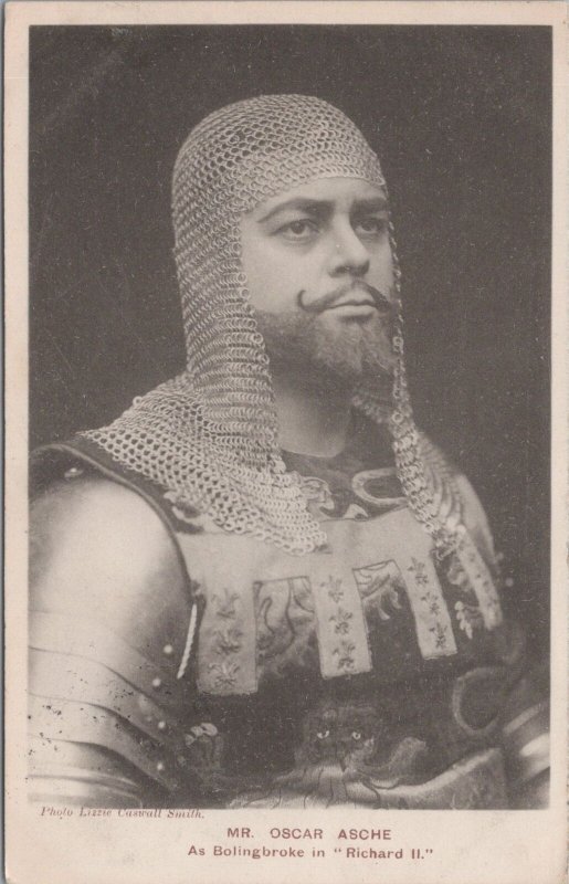 Theatrical Postcard -Actor Mr Oscar Asche as Bolingbroke in Richard II - RS36775