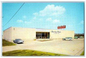 c1950's Bearing Chain & Supply Co. Building Classic Car Dallas Texas TX Postcard