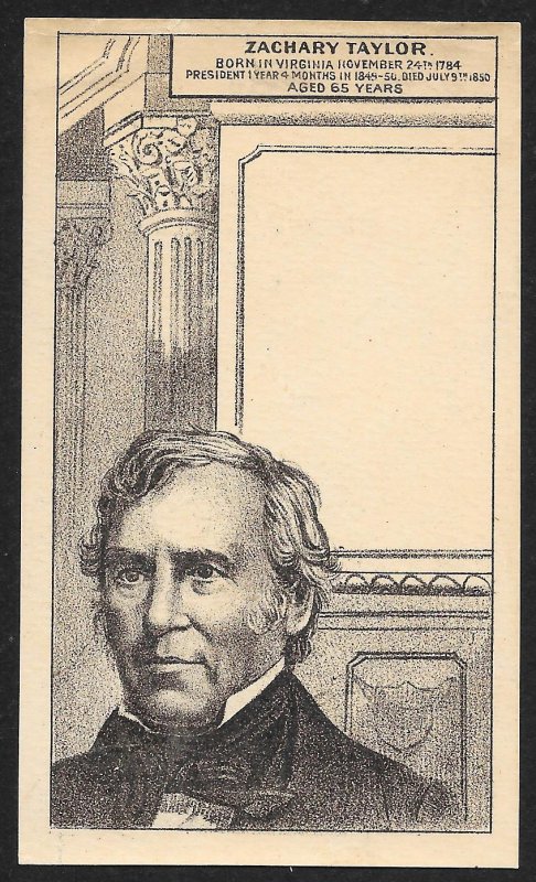 VICTORIAN TRADE CARDS (9) President Statistics Cards Lincoln Jefferson & Others