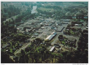 Aerial View, Downtown Area Taken From Observation Mountain, Grand Forks, Brit...