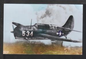 Curtis SB2C Helldiver Postcard 