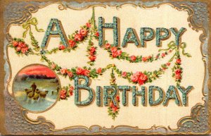 Birthday Wishes With Red Roses