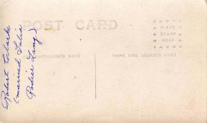 Robert Clarke (Married Julia Rodier Lang)    *RPPC