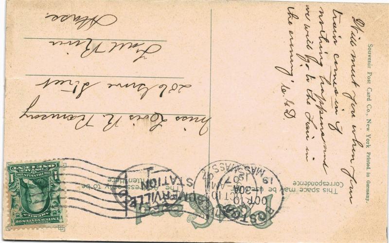 Somerville MA Prospect Hill Tower with Stone Stairs 