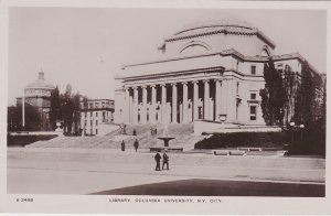New York City Library Columbia University Real Photo