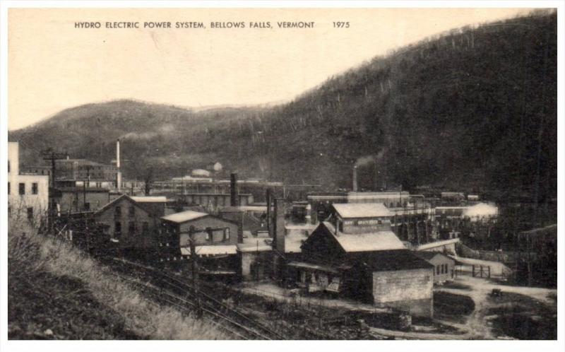 Vermont  Bellows Falls   Hydro Electric power System