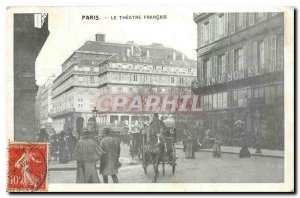 Old Postcard Paris The French Theater