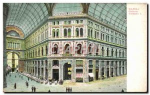 Postcard Old Napoli Galleria Umberto I