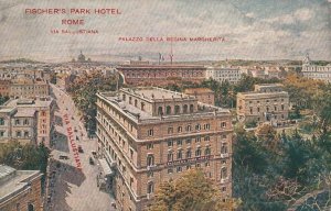 Postcard Fischer's Park Hotel Rome Italy