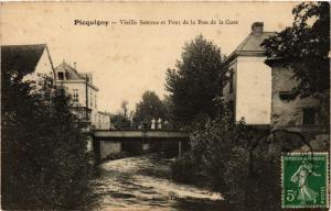 CPA PICQUIGNY - Vieille SOMME et Pont de la Rue de la Gare (295352)