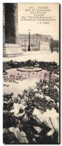 Old Postcard Paris Arc de Triomphe in the & # 39Etoile Tomb of the Unknown So...