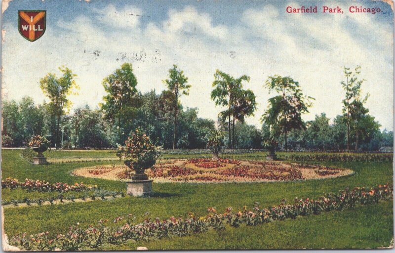 USA Garfield Park Chicago Illinois Postcard 09.43