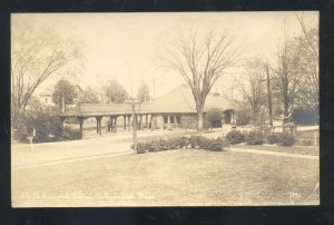 RPPC AUBURNDALE MASSACHUSETTS RAILROAD STATION DEPON REAL PHOTO POSTCARD.