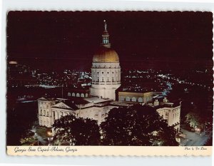 Postcard Georgia State Capitol, Atlanta, Georgia