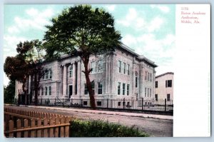 c1905 Barton Academy Auditorium Building Dirt Road Mobile Alabama AL Postcard
