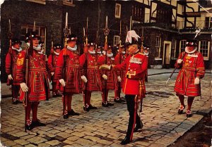 Yeomen Warderss at the Tower of London United Kingdom, Great Britain, England...