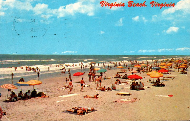 Virginia Virginia Beach Sun Bathers 1957