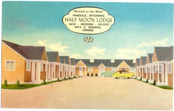 Linen View of Half Moon Lodge Pinedale Wyoming WY