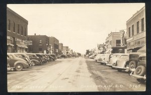 REAL PHOTO CHAMBERLAIN SOUTH DAKOTA SD DOWNTOWN REAL PHOTO POSTCARD