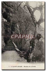 La Sainte Baume Old Postcard Montee Cave