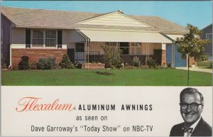 Advertising Postcard Flexalum Aluminum Awnings Dave Garroway Today Show NBC