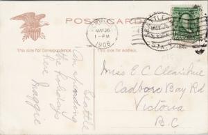 US Battleship Connecticut US Navy Ship c1908 Postcard D85