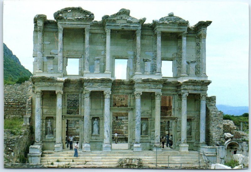 Postcard - The Library of Celsus - Selçuk, Turkey