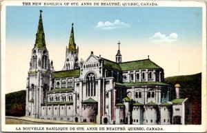 Canada Quebec New Basilica Of St Anne De Beaupre