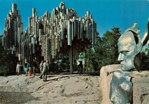 Helsinki, Finland  SIBELIUS MONUMENT Eila Hiltunen Art~Sculpture  4X6 Postcard