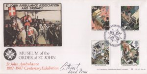 Museum Of Order Of St John Ambulance Earl Cathcart Hand Signed FDC