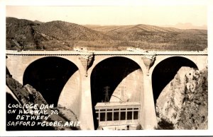 Arizona Coolidge Dam On Highway 70 Between Safford & Globe Real Photo