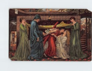 Postcard Dantes Traum By G. Rossetti, Liverpool, England