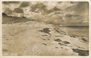 Sailing & navigation themed postcard Sylt beach dunes