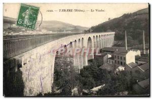 Old Postcard Tarare Viaduct