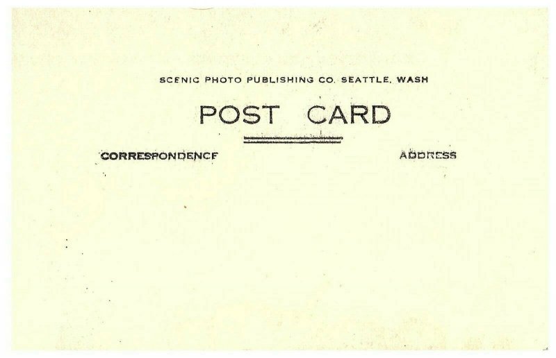 US Govt Canal Locks Seattle Wa RPPC Postcard-