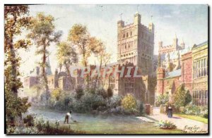 Old Postcard Exeter Cathedral