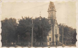 Real Photo Postcard the Courthouse in Tipton, Iowa~121302