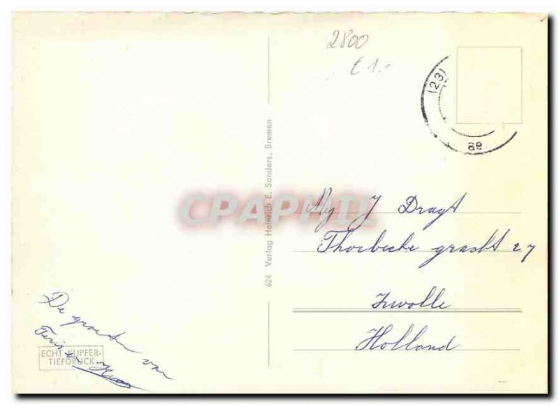 Modern Postcard Gruss aus Bremen