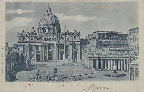 Italy Roma Rome Basilica di San Pietro 1904