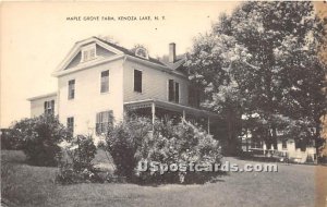 Maple Grove Farm - Kenoza Lake, New York NY Postcard