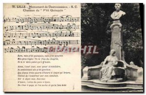 Postcard Old Lille Monument Desrousseaux E C