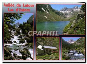 Modern Postcard Hautes Pyrenees Vallee Lotour Cascade Pouey Caut Lake Esta?n