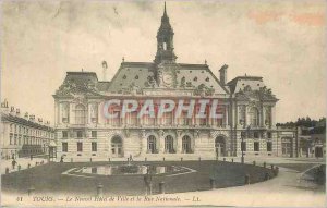 Old Postcard Tours the new town hall and the National Street
