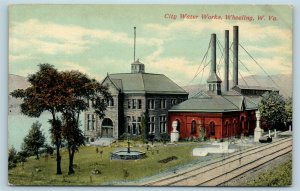 Postcard WV Wheeling West Virginia City Water Works c1908 A39