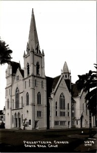RPPC Presbyterian Church, Santa Rosa CA Vintage Postcard Y71