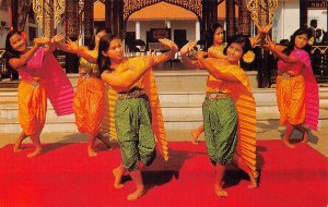 Thailand Girls Dancing Classic Rum Seeda Natives Ethnic vintage postcard