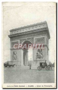 Old Postcard Diary Paris Arc de Triomphe