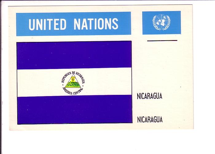 Nicaragua, Flag, United Nations